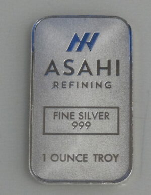 Silver Asahi 1 oz Bullion Bar