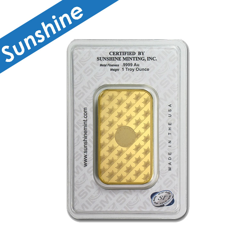 DBS Coins » 1 oz Sunshine Mint Gold bar