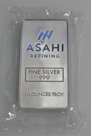 10 oz Silver Asahi Bullion Bar