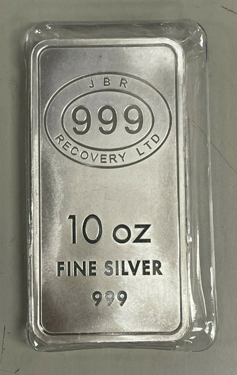 DBS Coins » JBR 10 oz. Silver Bar