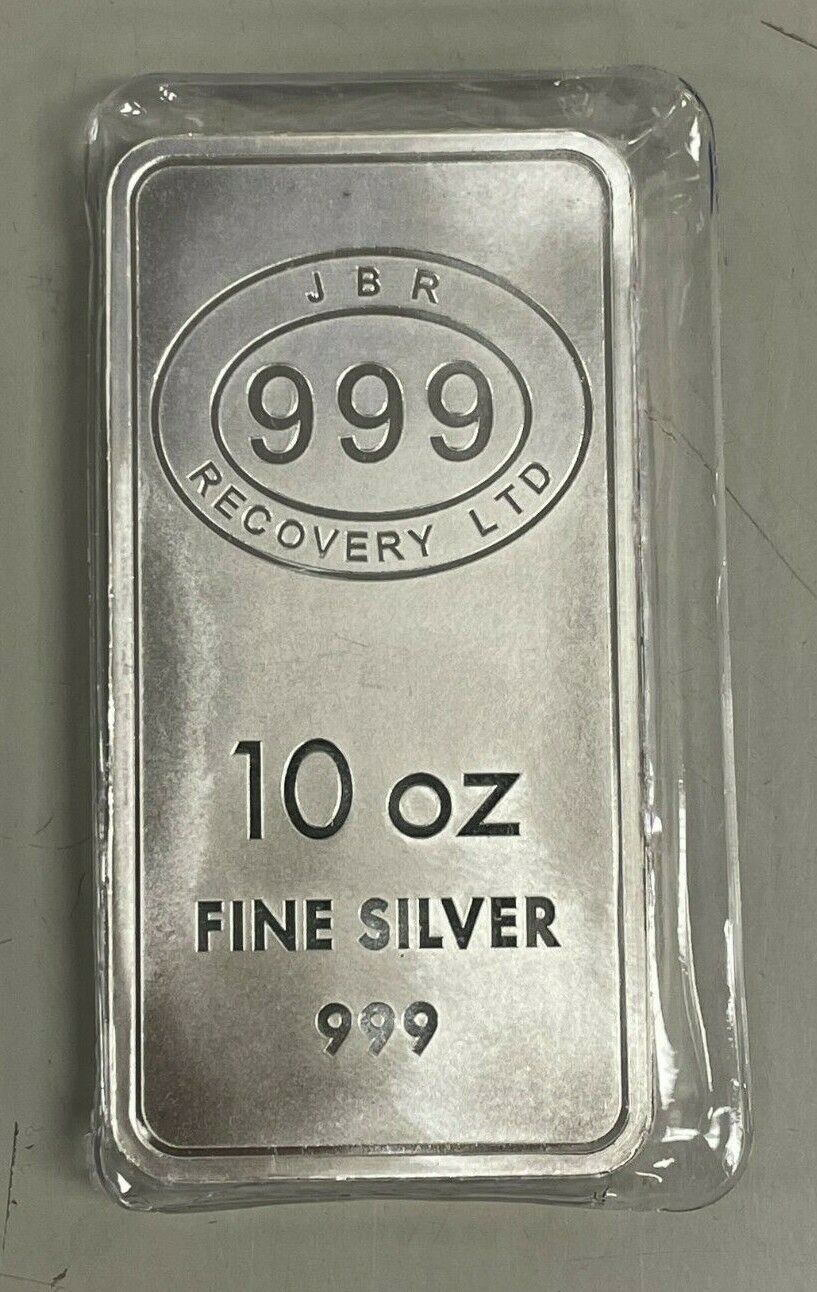 10oz Silver Bars - Free Insured Delivery