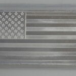 10 oz Silver Flag Bar