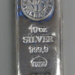 10 oz Silver Nadir Bullion Bar