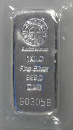 Argor Heraeus Silver Kilo Bar